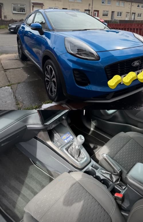 Ford Puma: Exterior wash & interior tidy