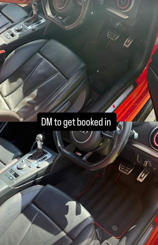 Audi S3: Interior deep clean
